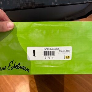 Sam Edelman Caprice Black Suede Boots